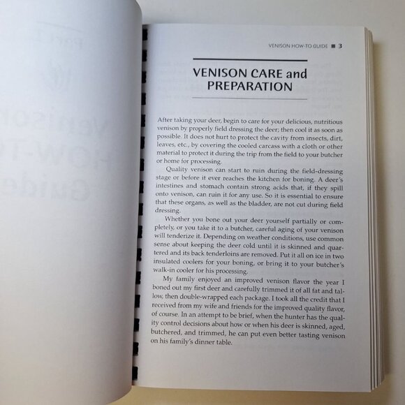 Quality Venison Cookbook Deer Recipes Loder 2008 Hunter Grilling Crockpot Guide - Picture 4 of 9